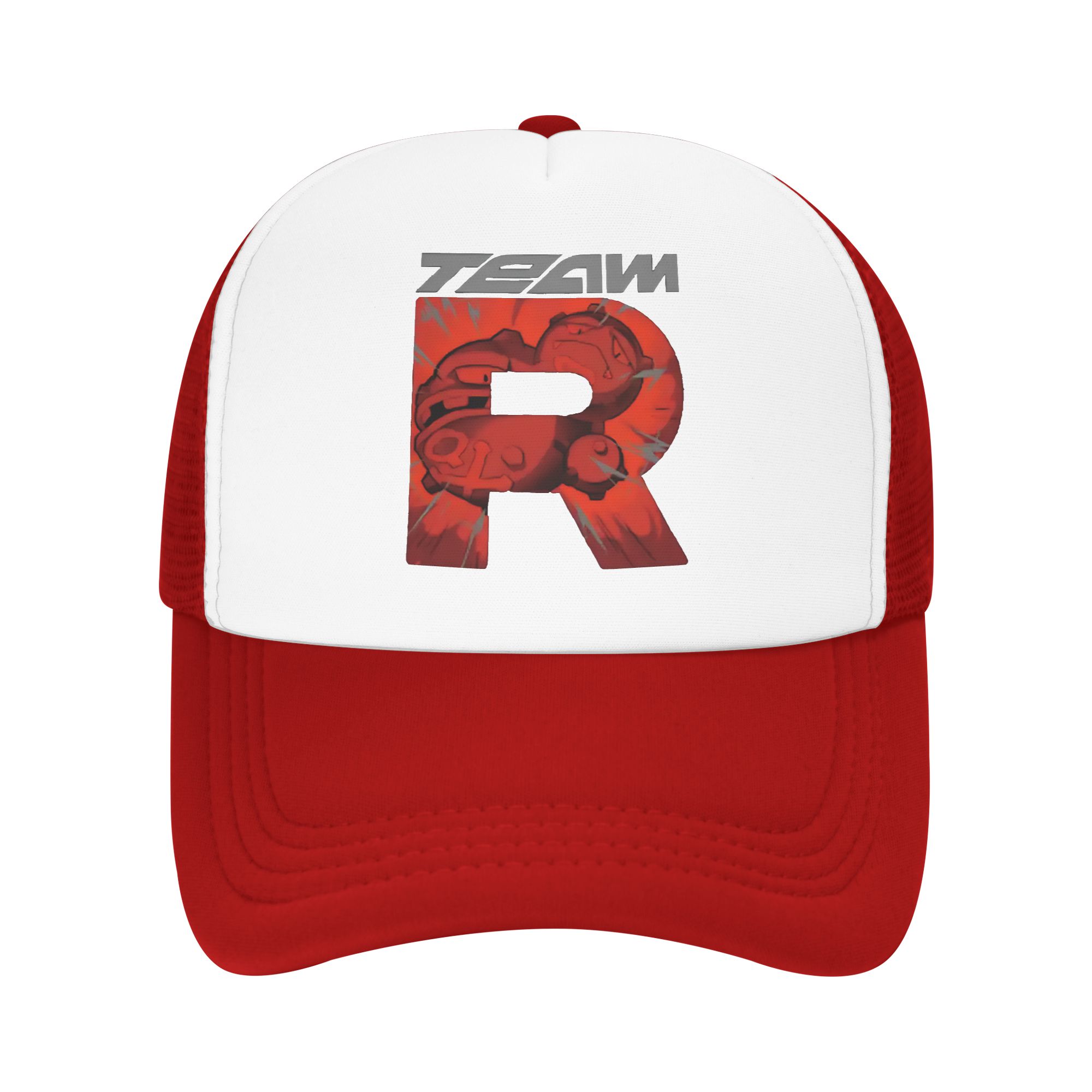 Trucker Cap Mesh - team rocket logo letter R POKEMONED