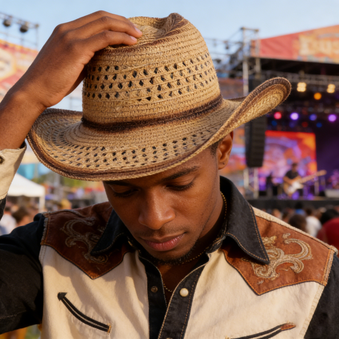 1PC Straw Western Cowboy Hat H - Cowboy Hat Straw บทวิจารณ์และราคา