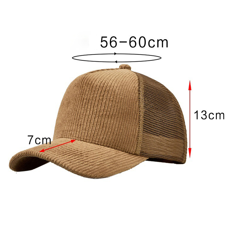 Corduroy Mesh Sport Cap Custom - Corduroy Cap 5 Panel บทวิจารณ์และราคา