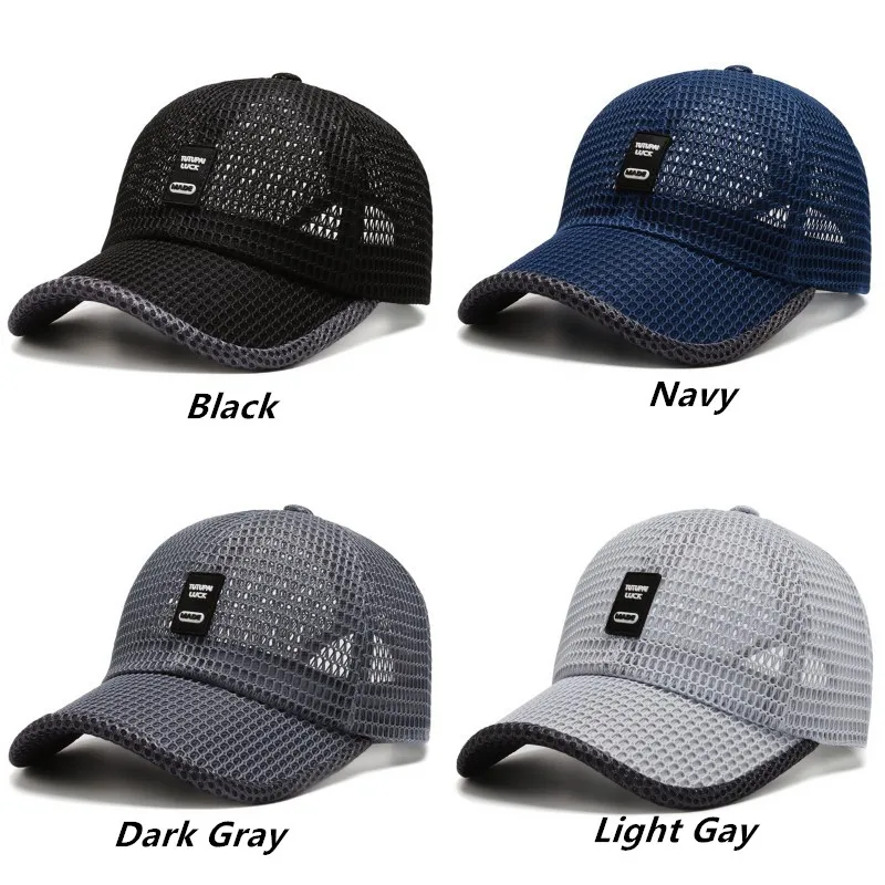 Men Women Summer Full Mesh Qui - Trucker Cap Mesh บทวิจารณ์และราคา