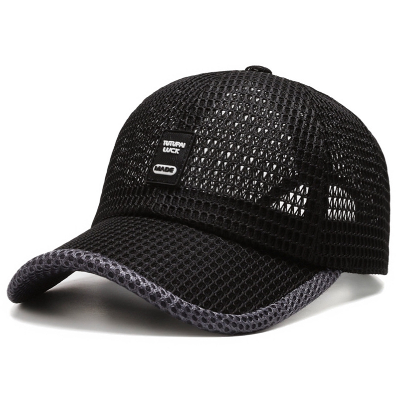 Men Women Summer Full Mesh Qui - Trucker Cap Mesh บทวิจารณ์และราคา