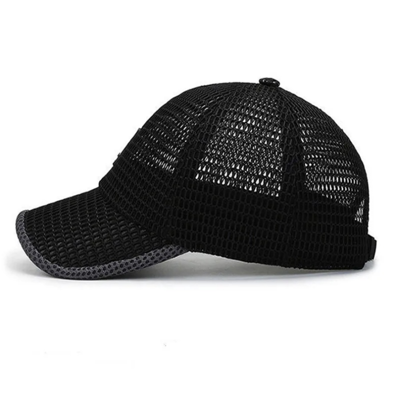 Men Women Summer Full Mesh Qui - Trucker Cap Mesh บทวิจารณ์และราคา