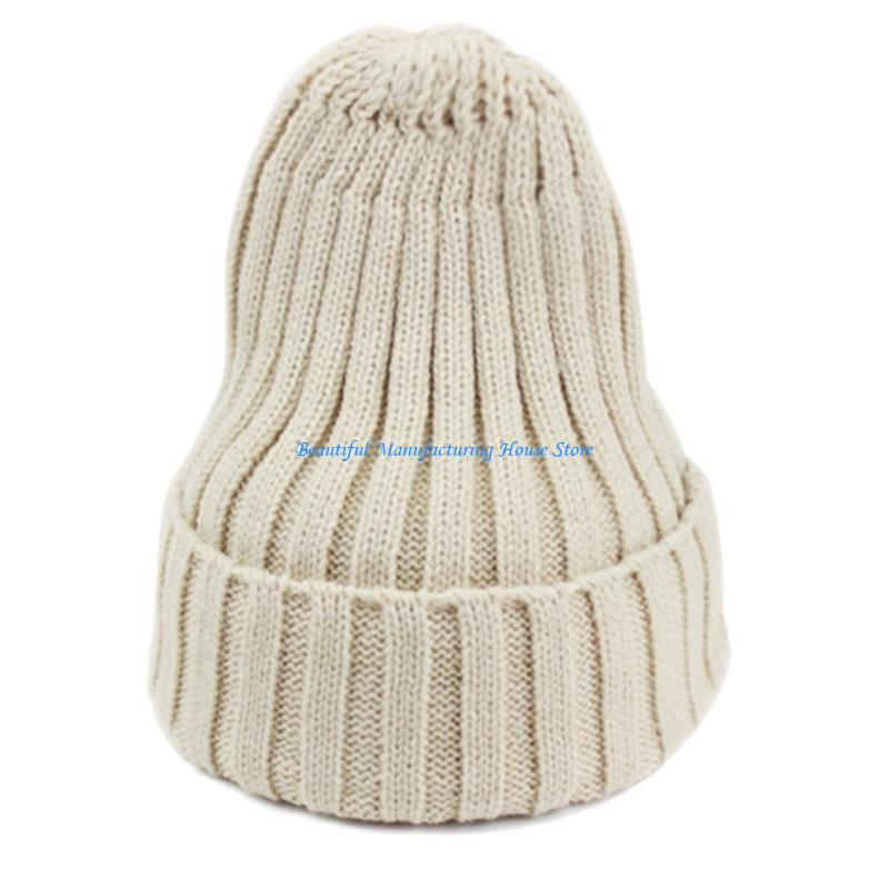 E56A Unisex Winter Ribbed Knit - Beanie Cuffed Knit บทวิจารณ์และราคา