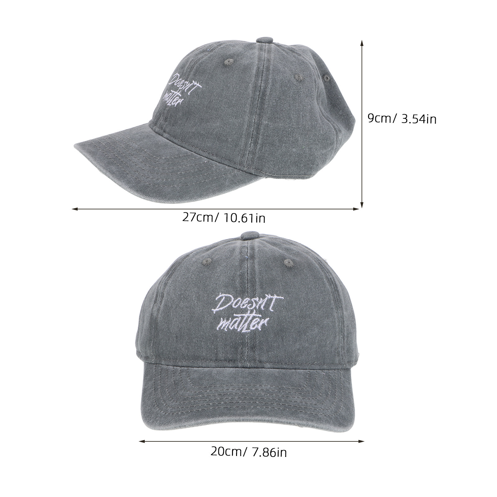 Adjustable Vintage Washed Dist - Dad Hat Cotton บทวิจารณ์และราคา