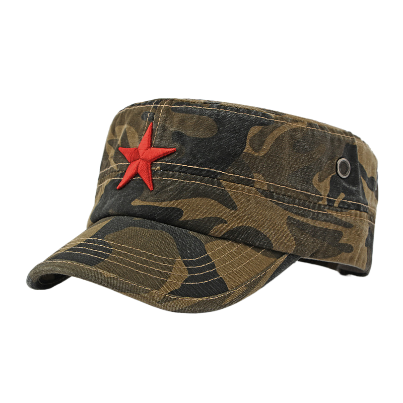 Men's Camouflage Flat Top Base - Dad Hat Cotton บทวิจารณ์และราคา
