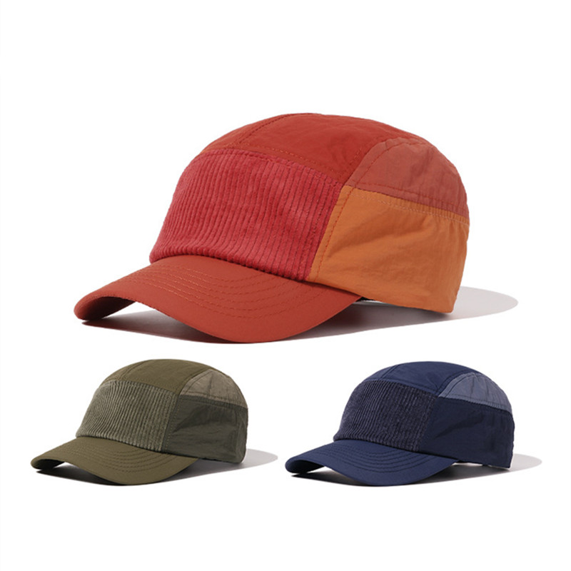5 Panel Street Style Workwear  - Corduroy Cap 5 Panel บทวิจารณ์และราคา