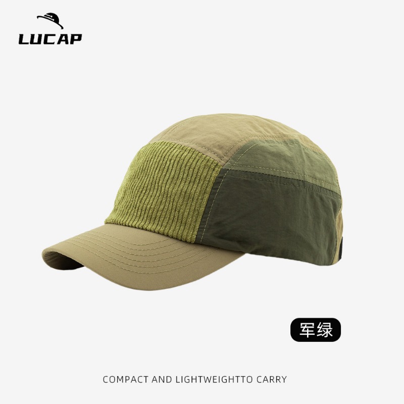 Custom Embroidered Logo Color  - Corduroy Cap 5 Panel บทวิจารณ์และราคา