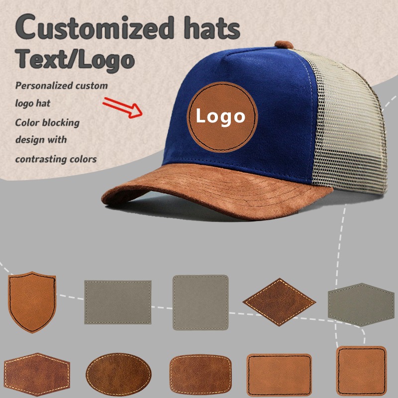 Leather Label Custom Logo Five - Baseball Cap Structured บทวิจารณ์และราคา