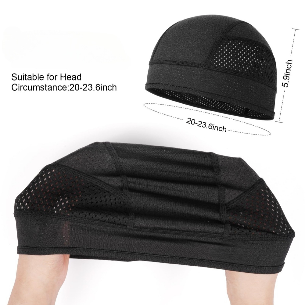 Summer Mesh Thin Vents Beanie  - Skull Cap Helmet Liner บทวิจารณ์และราคา