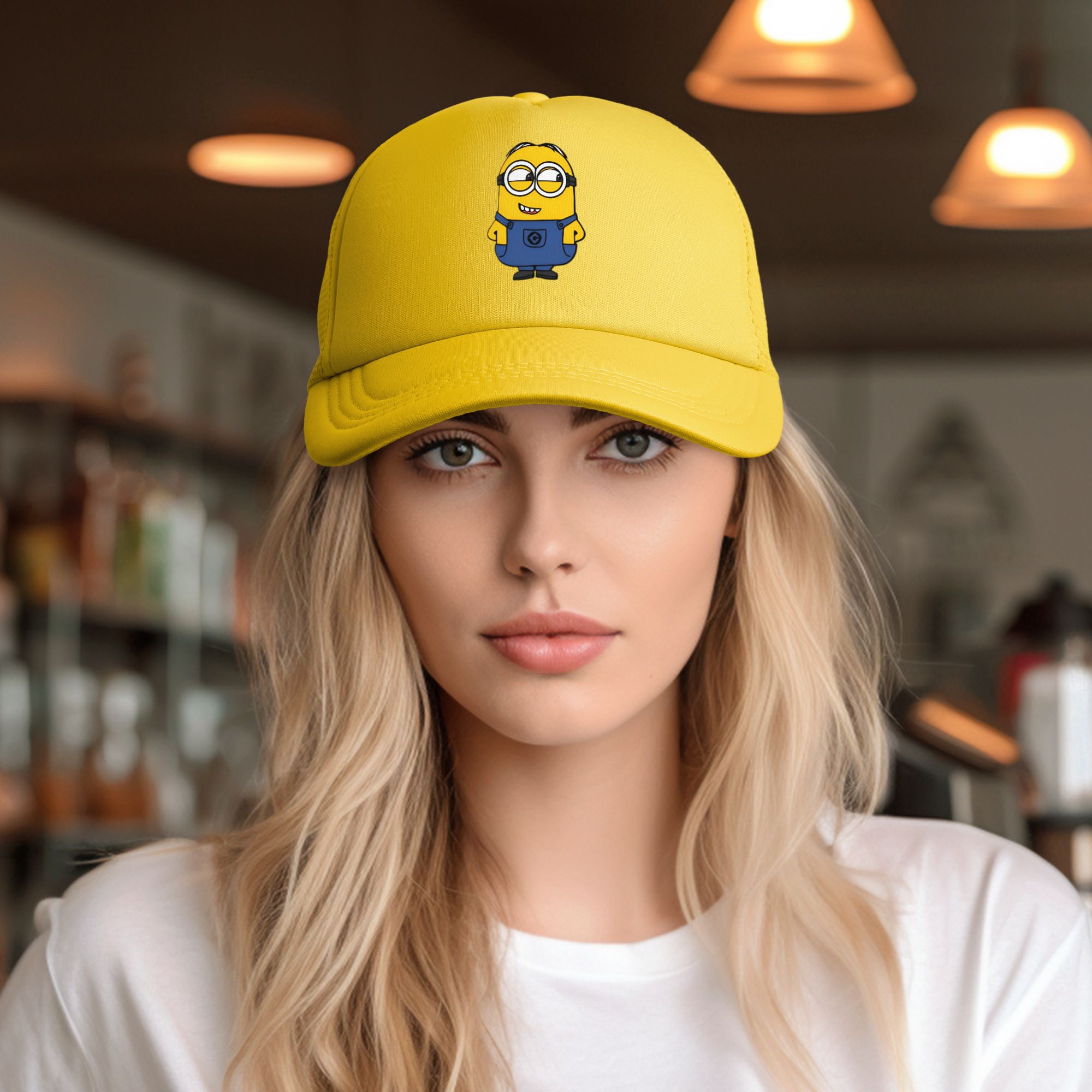 Cooling Breathable Minions Cha - Trucker Cap Mesh บทวิจารณ์และราคา