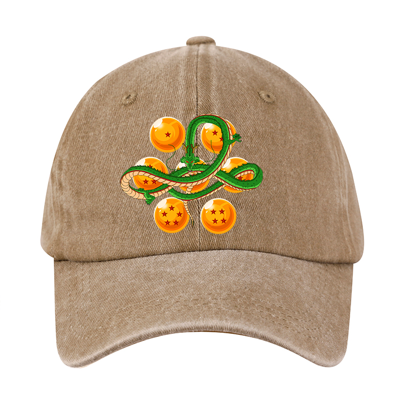 Dragon Ball Washed Baseball Ca - Dad Hat Cotton บทวิจารณ์และราคา