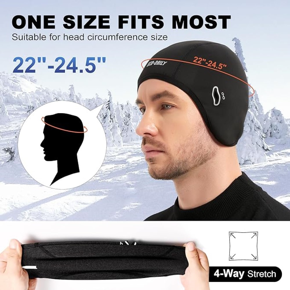 Winter Skull Cap Helmet Liner, - Skull Cap Helmet Liner บทวิจารณ์และราคา