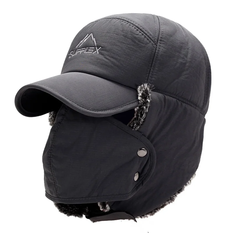 Winter Fur Warm Windproof Hat  - Trapper Hat Ear Flap บทวิจารณ์และราคา