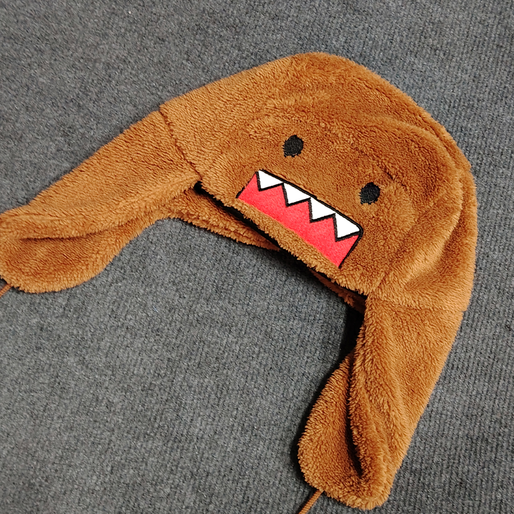 Cartoon Monster Faux Fur Trapp - Trapper Hat Ear Flap บทวิจารณ์และราคา