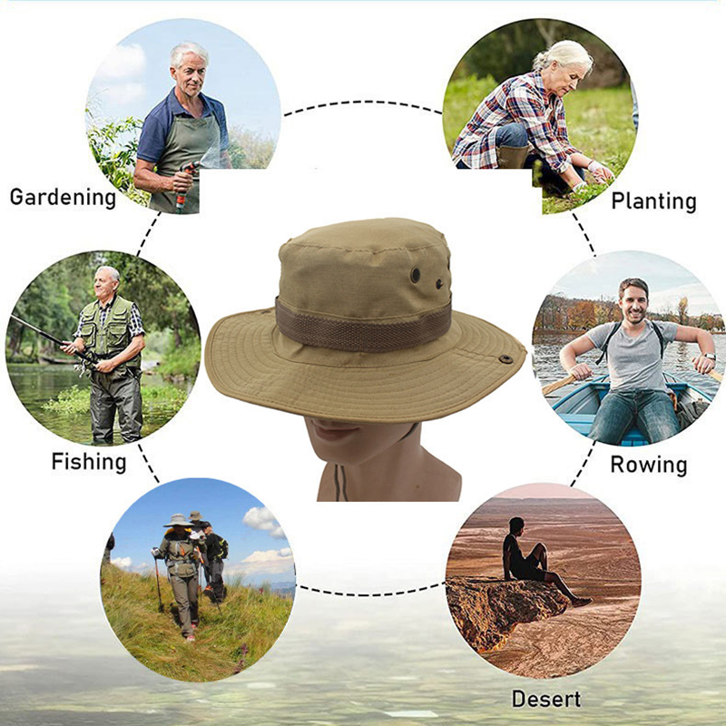 Men & Women Sun Hat Camouflage - Boonie Hat Tactical บทวิจารณ์และราคา