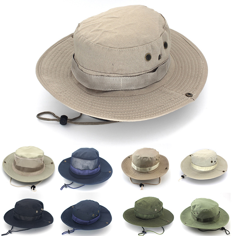 Men & Women Sun Hat Camouflage - Boonie Hat Tactical บทวิจารณ์และราคา