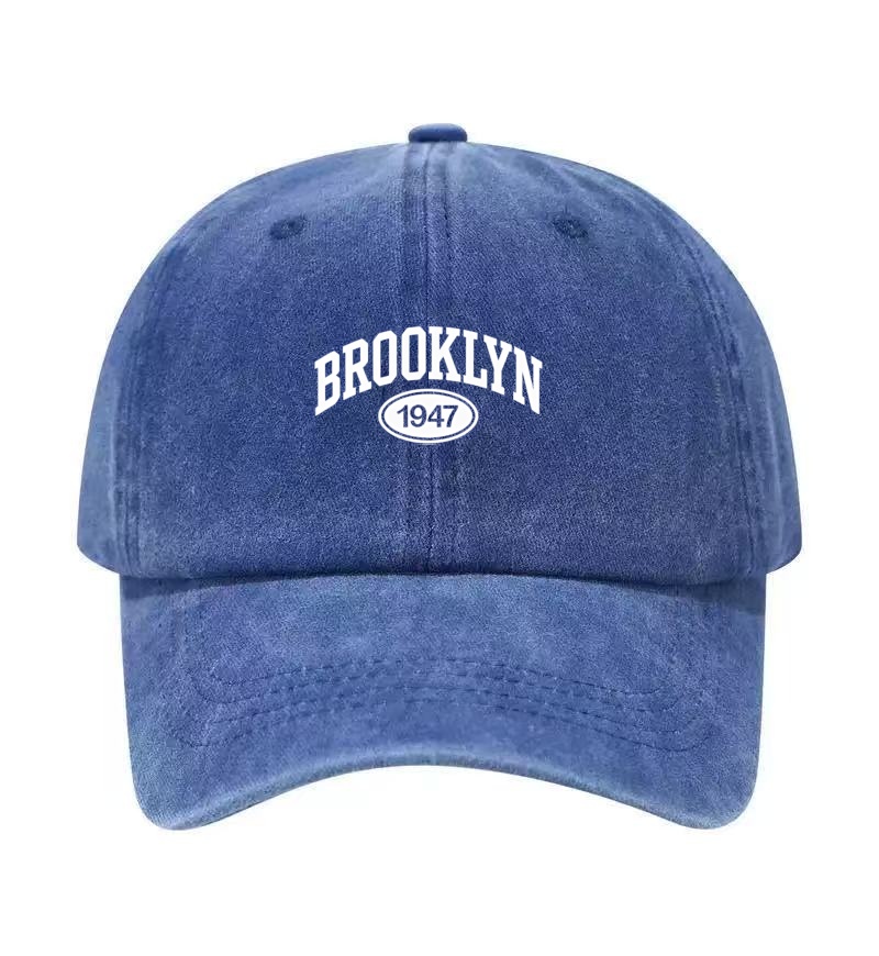 Brooklyn 1947 Printed Washed C - Golf Cap Dad บทวิจารณ์และราคา