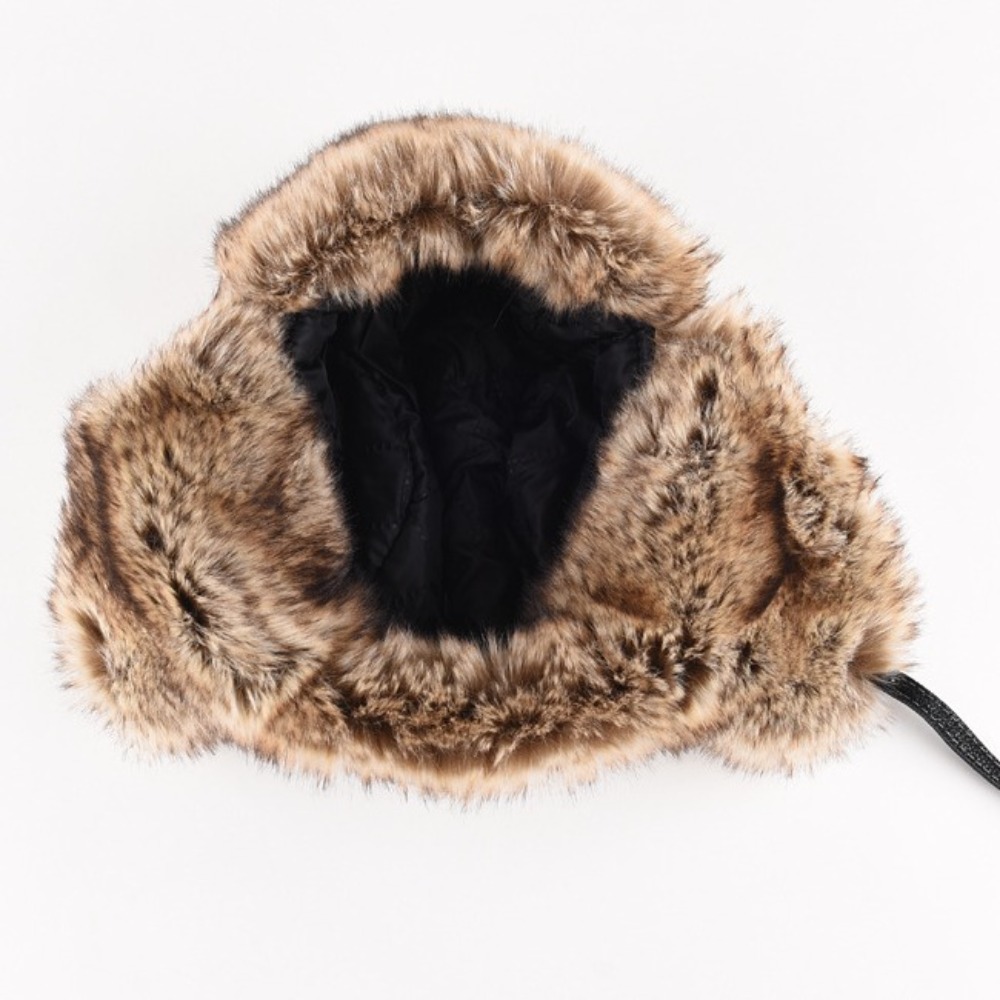 New Leather Winter Trapper Hat - Trapper Hat Ear Flap บทวิจารณ์และราคา