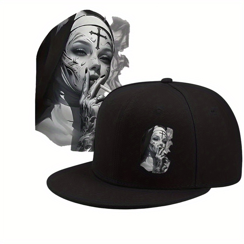 Fashion Flat Brim Baseball Cap - Snapback Hat Flat บทวิจารณ์และราคา