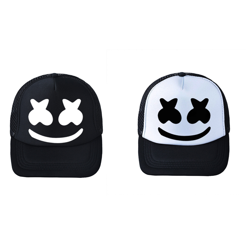DJ Hip Pop Hat Marshmello Cosp - Trucker Cap Mesh บทวิจารณ์และราคา