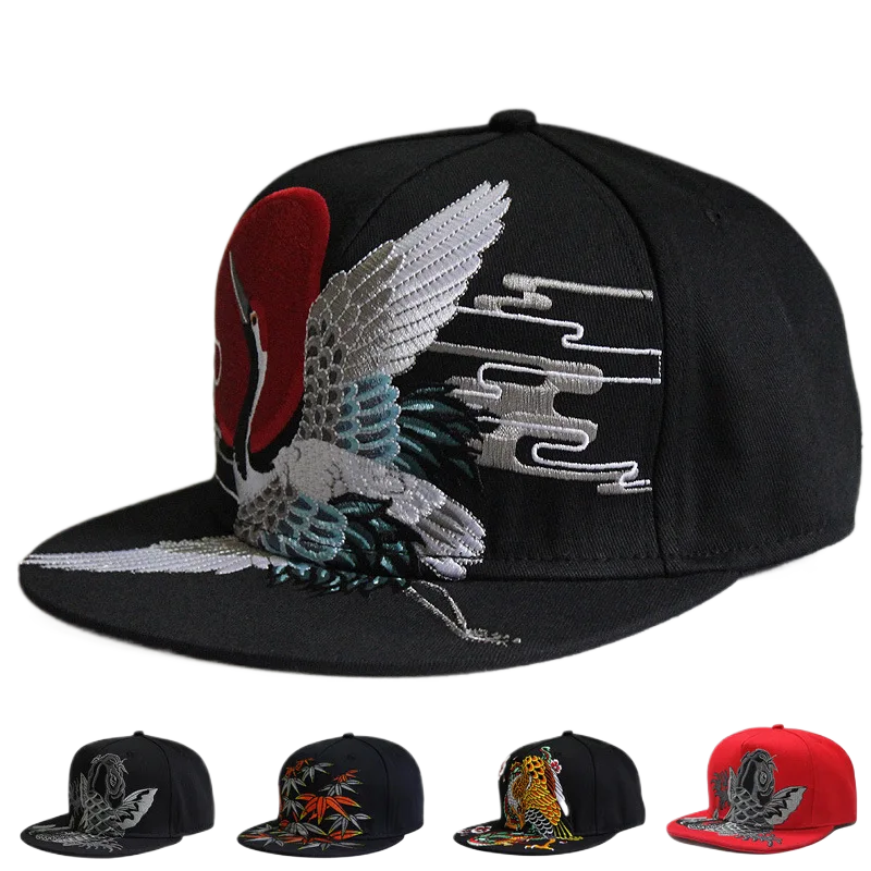 Men Flat Hat Hip Hop Snapback  - Snapback Hat Flat บทวิจารณ์และราคา