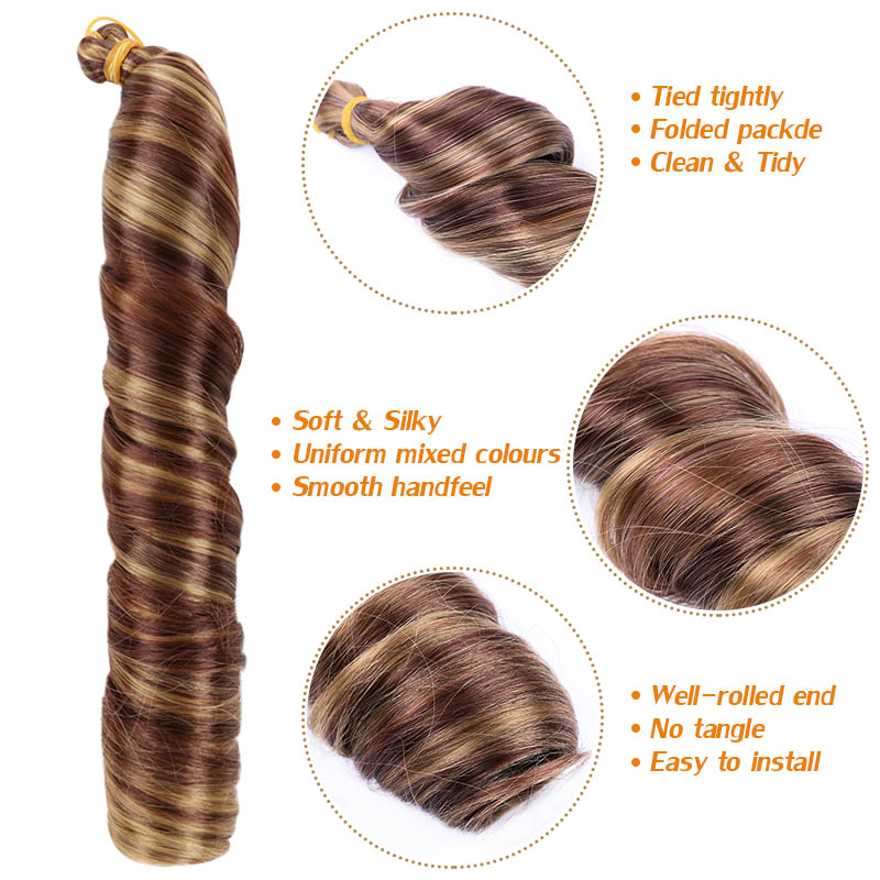 Synthetic 14inch French Curly  - Beret French Wool บทวิจารณ์และราคา
