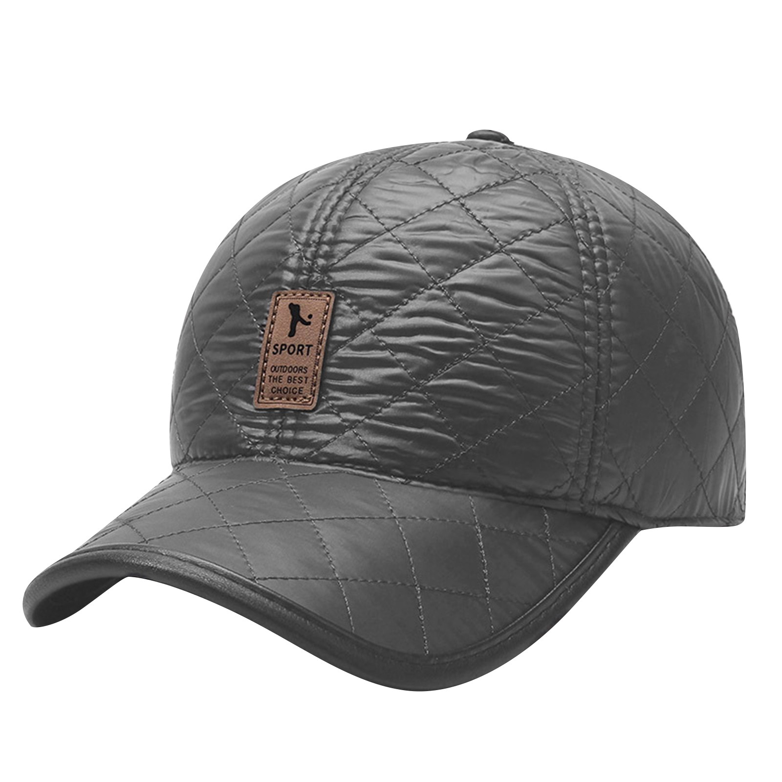 Winter Men PU Baseball Cap War - Winter Trapper Hat บทวิจารณ์และราคา