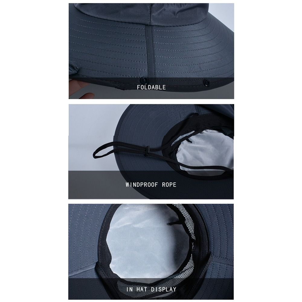Fashion Cloth Men Sun Hat Big  - Visor Sun Hat บทวิจารณ์และราคา