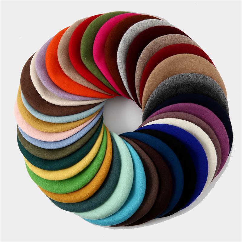 Big Size Beret Women  Large Be - Beret French Wool บทวิจารณ์และราคา