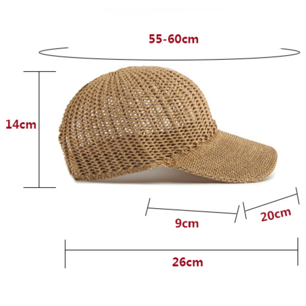 HT5086 Spring Summer Knitted B - Baseball Cap Structured บทวิจารณ์และราคา
