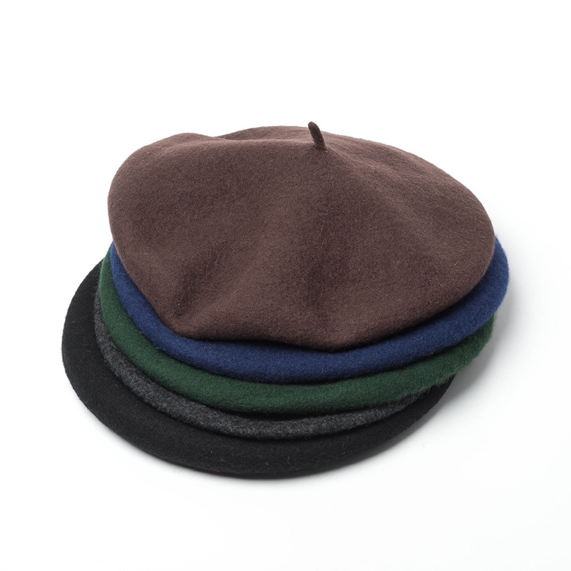 Men Women Military Army Soldie - Beret French Wool บทวิจารณ์และราคา