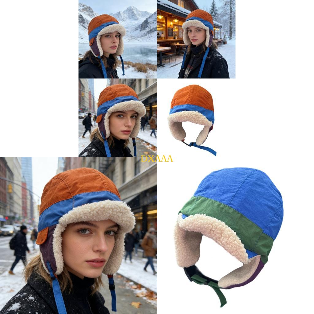 DXAA Warm Ear Flap Hat with Co - Winter Trapper Hat บทวิจารณ์และราคา