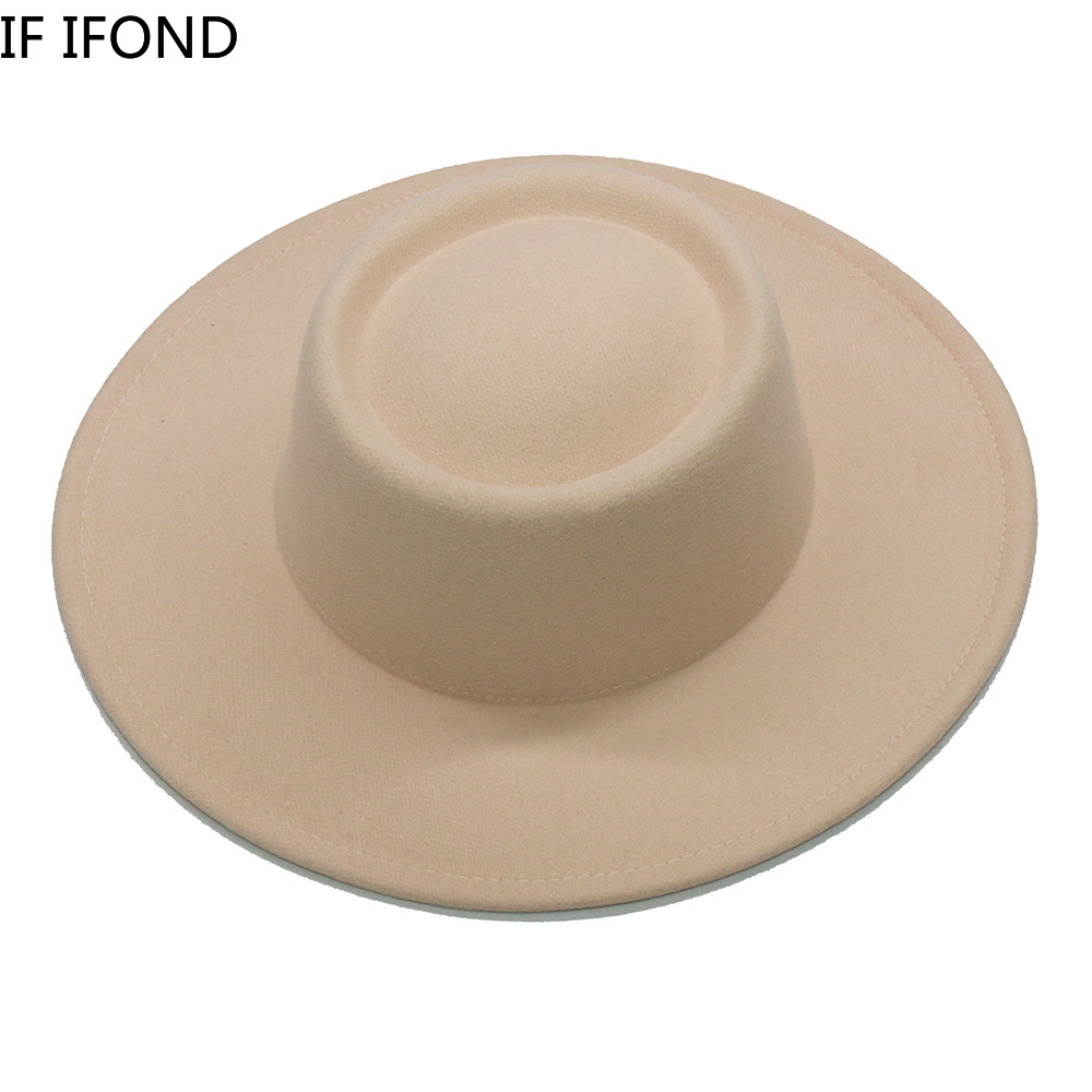 Fedora Hats Men Women 8.5CM Wi - Fedora Hat Wool บทวิจารณ์และราคา