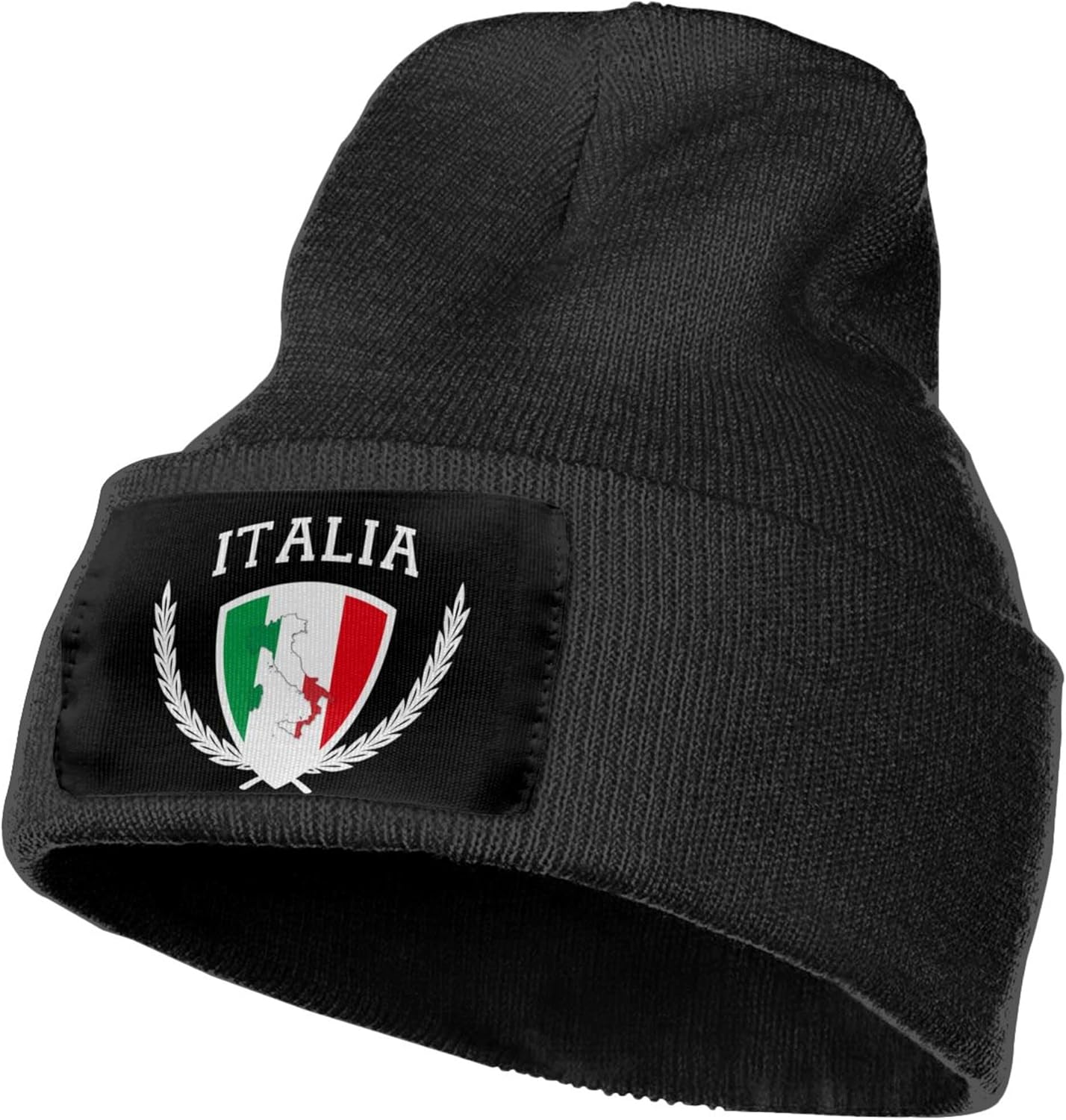 Italia Italy Italian Flag Knit - Beanie Cuffed Knit บทวิจารณ์และราคา