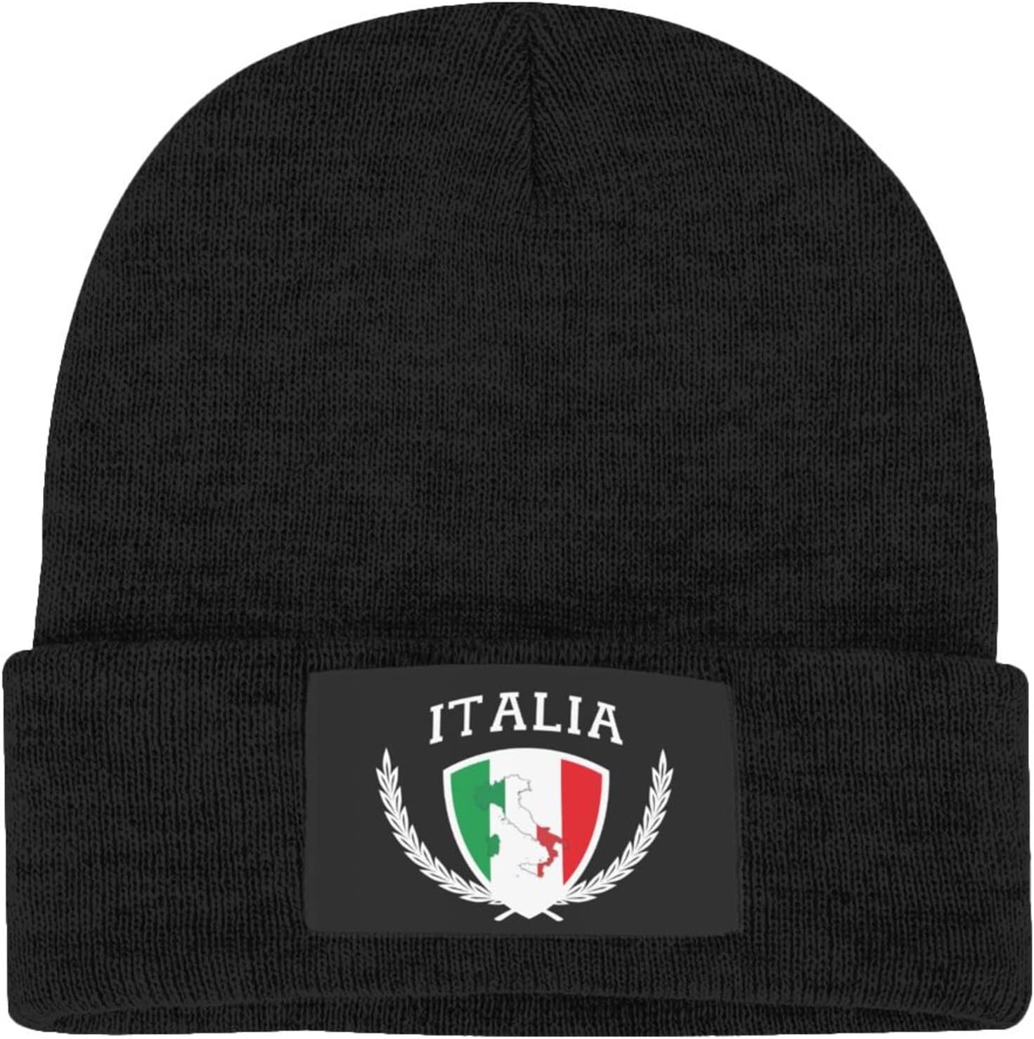 Italia Italy Italian Flag Knit - Beanie Cuffed Knit บทวิจารณ์และราคา