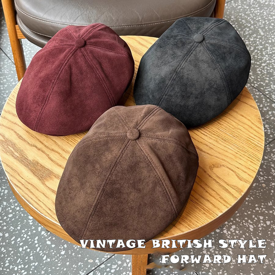 Vintage Suede Newsboy Cap Men  - Newsboy Cap Ivy บทวิจารณ์และราคา