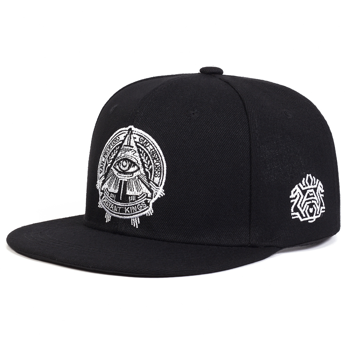 Unisex All-Seeing Eye Embroide - Snapback Hat Flat บทวิจารณ์และราคา
