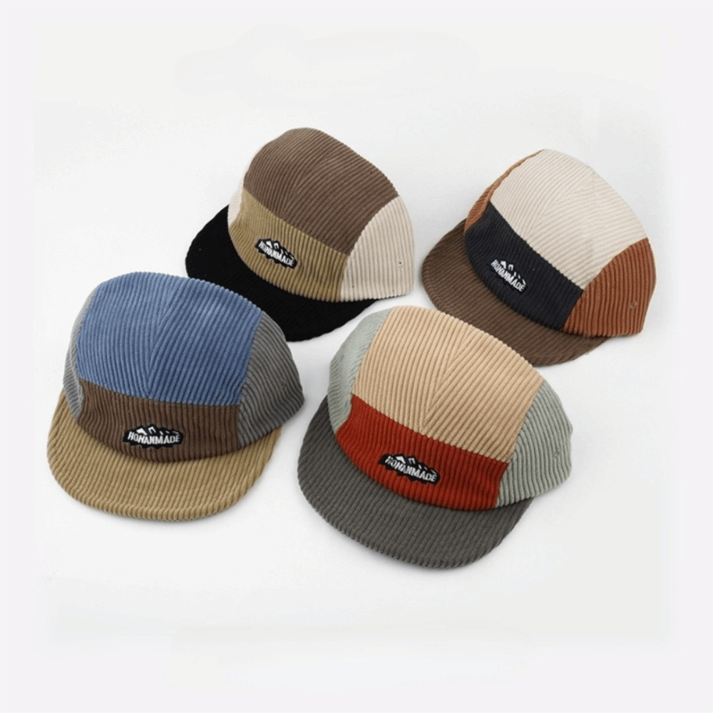 Retro Corduroy Baseball Cap St - Corduroy Cap 5 Panel บทวิจารณ์และราคา