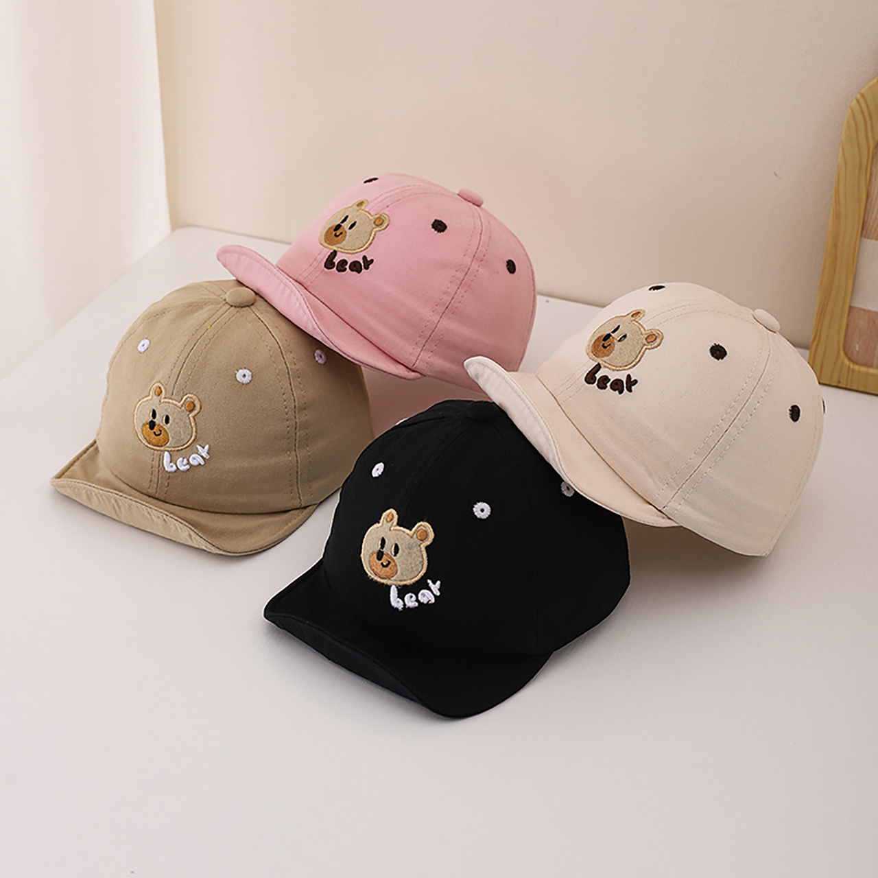Cute Baby Peaked Hat Soft Brim - Visor Sun Hat บทวิจารณ์และราคา