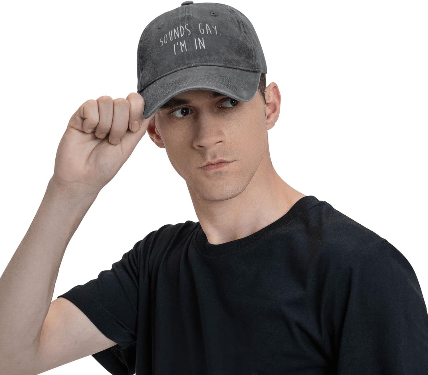 Hat Funny Gay Sounds Gay I'm i - Golf Cap Dad บทวิจารณ์และราคา