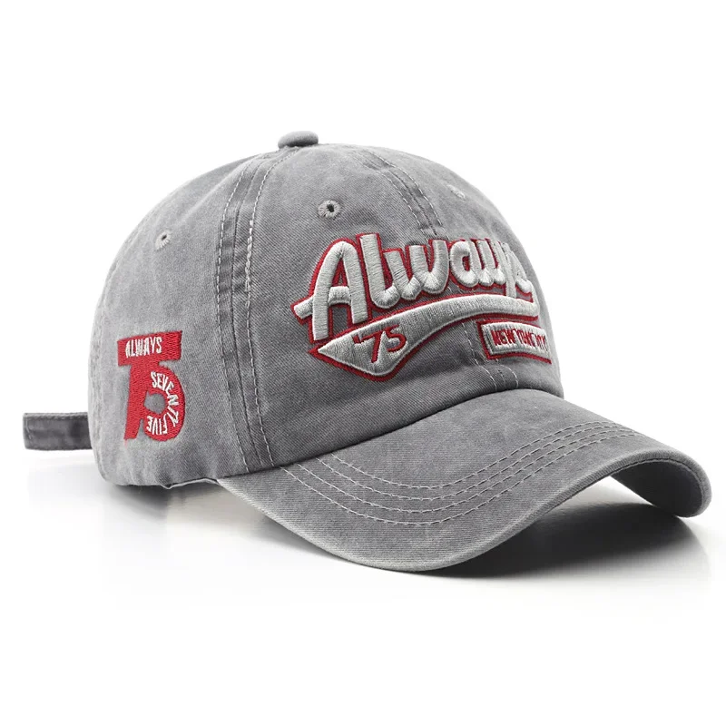 Vintage Washed Baseball Cap Un - Dad Hat Cotton บทวิจารณ์และราคา