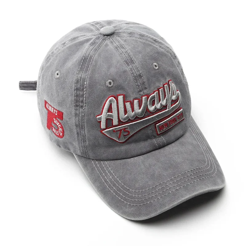 Vintage Washed Baseball Cap Un - Dad Hat Cotton บทวิจารณ์และราคา