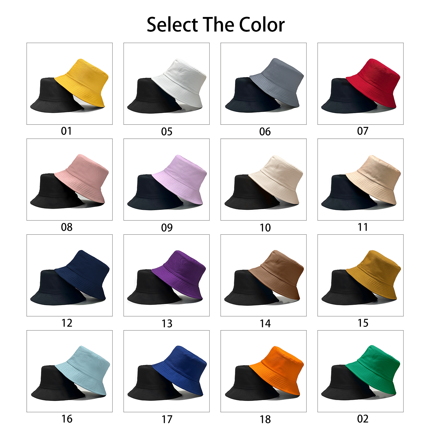 Custom Logo Double Side Fisher - Bucket Hat Cotton บทวิจารณ์และราคา