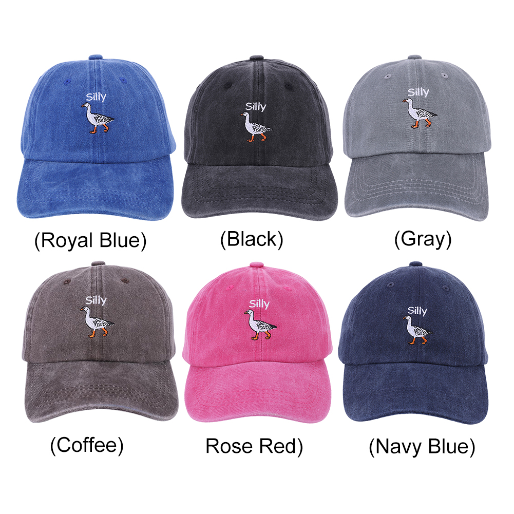 Embroidered Silly Goose Baseba - Golf Cap Dad บทวิจารณ์และราคา