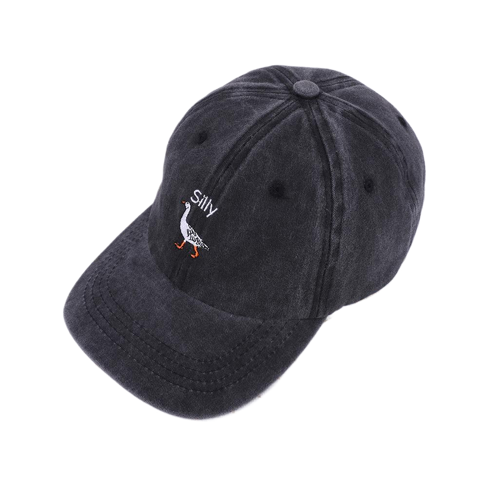 Embroidered Silly Goose Baseba - Golf Cap Dad บทวิจารณ์และราคา