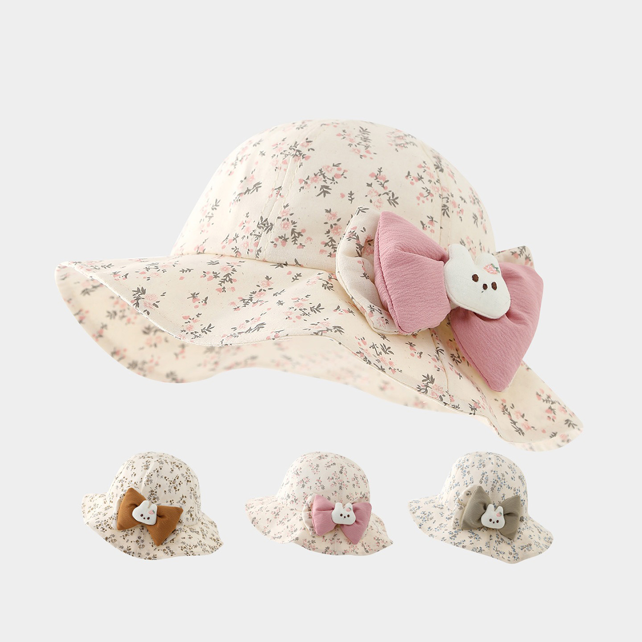 Baby Ruffle Brim Basin Cap Spr - Bucket Hat Cotton บทวิจารณ์และราคา