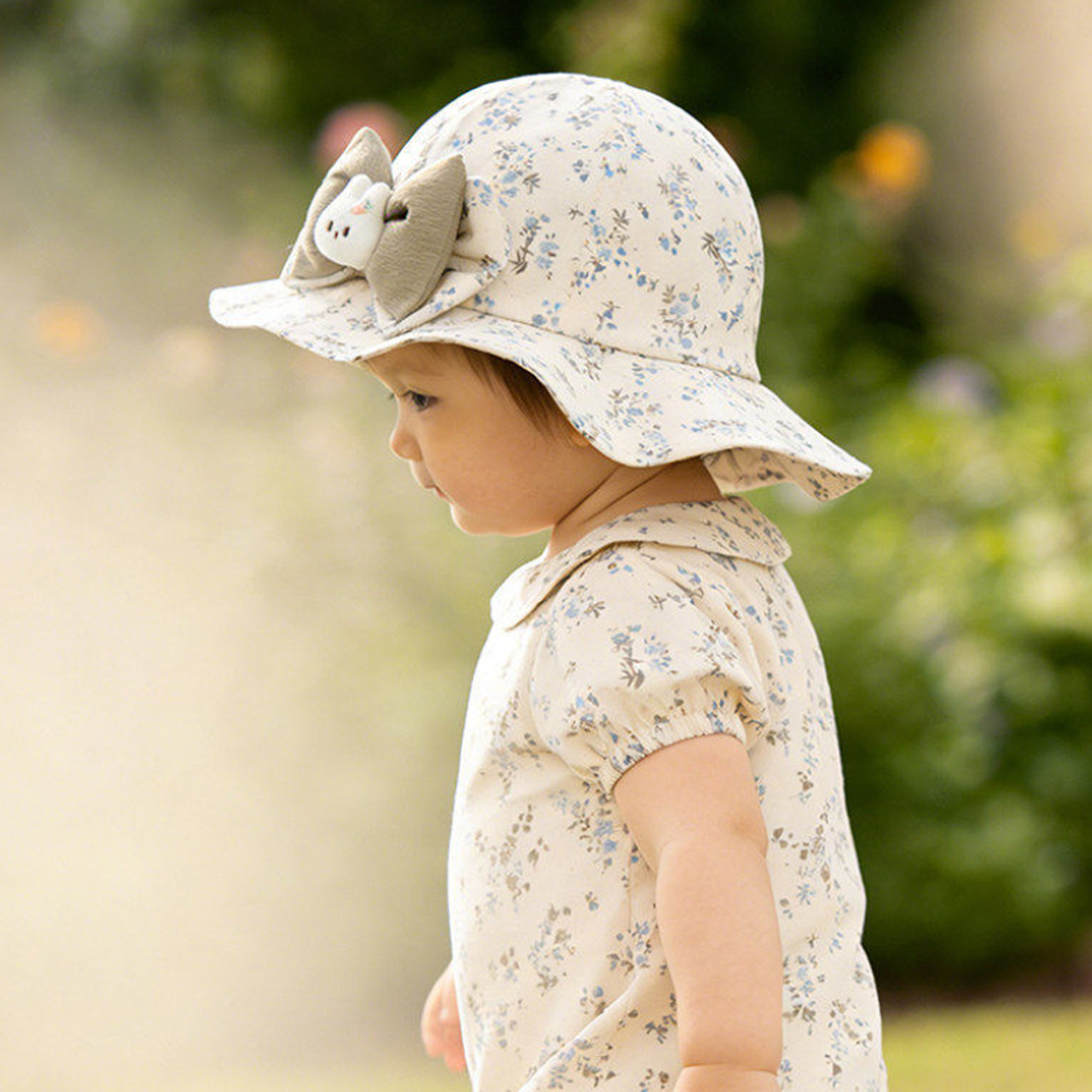 Baby Ruffle Brim Basin Cap Spr - Bucket Hat Cotton บทวิจารณ์และราคา