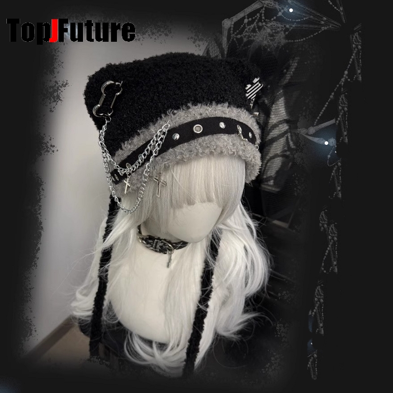 Women Japanese Harajuku Y2K Gi - Winter Trapper Hat บทวิจารณ์และราคา