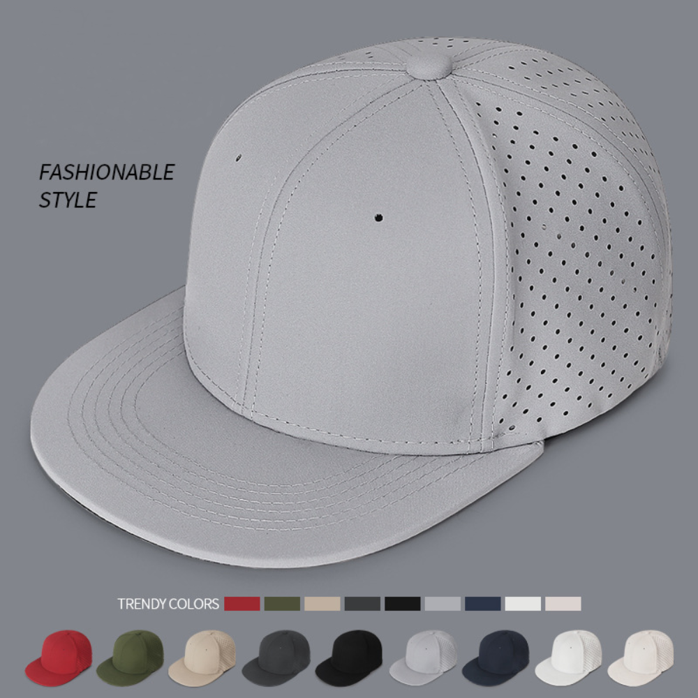 High Quality Full Closed Mens  - Snapback Hat Flat บทวิจารณ์และราคา