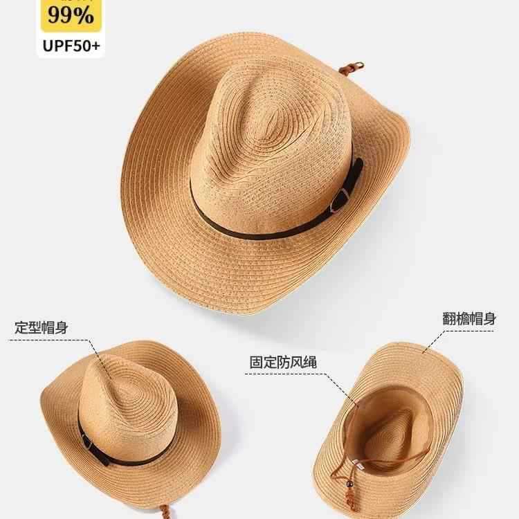 Summer Men Western Shapeable C - Cowboy Hat Straw บทวิจารณ์และราคา